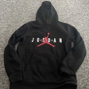 Jordan Black and Red Kids Hoodie